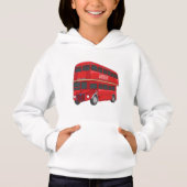 Dubbeldecker cartoon illustratie (Voorkant)