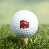 Dubbeldecker cartoon illustratie golfballen (Insitu Shirt)