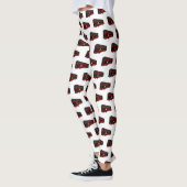 Dubbeldecker cartoon illustratie leggings (Links)