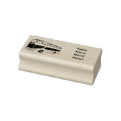 Dubbeldecker cartoon illustratie rubberstempel (Stempel)