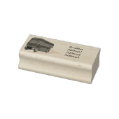 Dubbeldecker cartoon illustratie rubberstempel (Stempel)