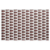 Dubbeldecker cartoon illustratie stof (Fat Quarter)