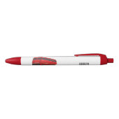 Dubbeldecker cartoon illustratie zwarte inkt pen (Bovenkant)