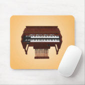 Dubbeldecker Organ: 3D Model: Mousepad Muismat (Met muis)