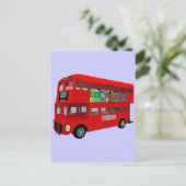 Dubbeldeckerbus Briefkaart (Staand voorkant)