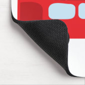 Dubbeldeckerbus in Londen Muismat (Hoek)