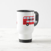 Dubbeldeckerbus in Londen Reisbeker (Voorkant rechts)