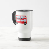 Dubbeldeckerbus in Londen Reisbeker (Voorkant links)