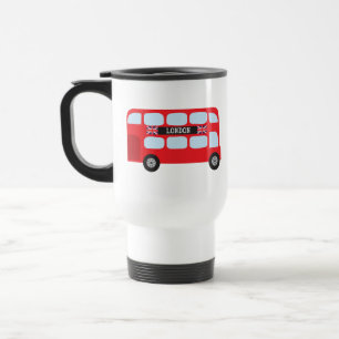Dubbeldeckerbus in Londen Reisbeker