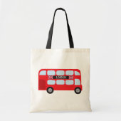 Dubbeldeckerbus in Londen Tote Bag (Voorkant)