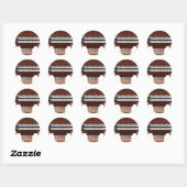 Dubbeldeckerorgaan: 3D-model: Ronde Sticker (Vel)