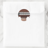 Dubbeldeckerorgaan: 3D-model: Ronde Sticker (Tas)