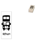 Dubbeldekker bus aangepaste stempel (Gestempeld)