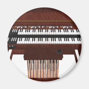Dubbeldekker Orgel: 3D Model: Magneet