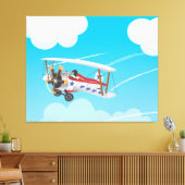 dubbeldekkers canvas afdruk (Insitu (Woonkamer))