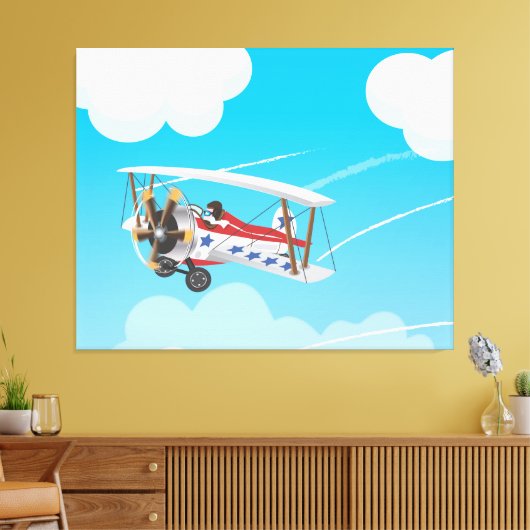 dubbeldekkers canvas afdruk (Insitu (Woonkamer))