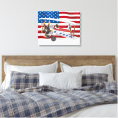 dubbeldekkers VS Canvas Afdruk (Insitu (Slaapkamer))