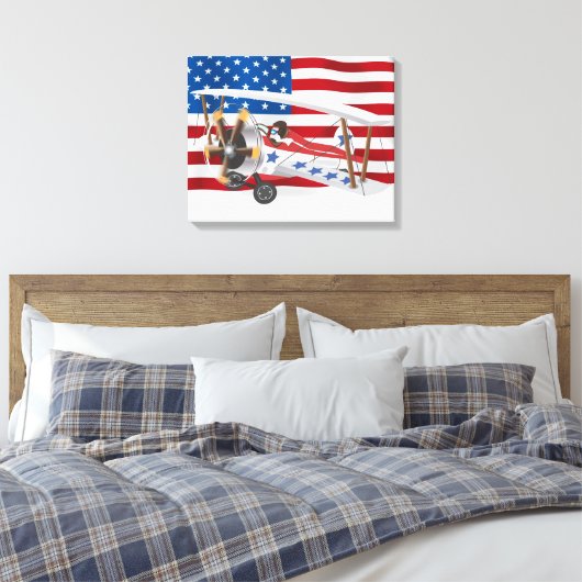 dubbeldekkers VS Canvas Afdruk (Insitu (Slaapkamer))