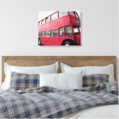 Dubbeldeksbus Canvas Afdruk (Insitu (Slaapkamer))
