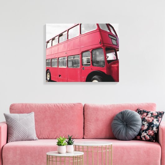 Dubbeldeksbus Canvas Afdruk (Insitu (Woonkamer))
