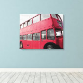 Dubbeldeksbus Canvas Afdruk (Insitu (Houten vloer))