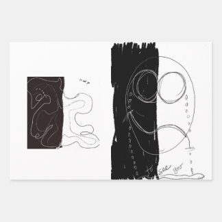 Dubbeldruk inpakpapier vel