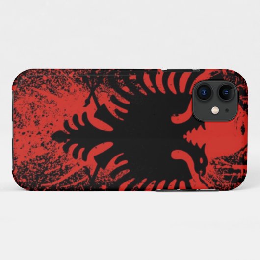 Dubbele adelaar Case-Mate iPhone case (Achterkant (horizontaal))