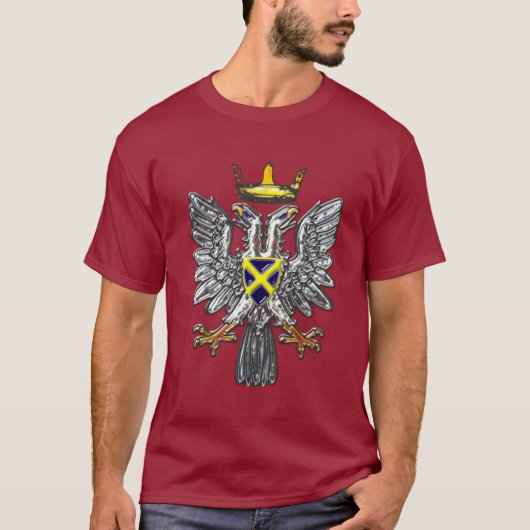 Dubbele adelaar - Leofric van Mercia T-shirt (Voorkant)