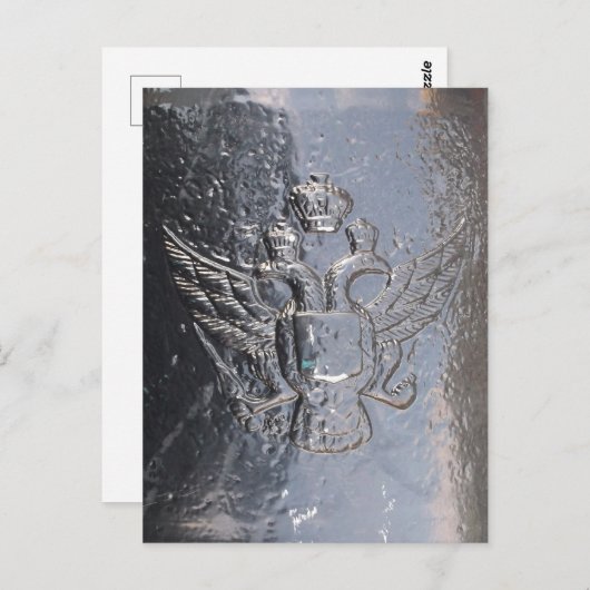 Dubbele adelaar op kanon briefkaart (Voorkant / Achterkant)