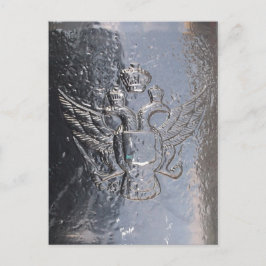 Dubbele adelaar op kanon briefkaart