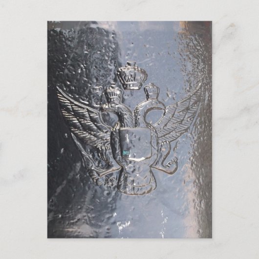 Dubbele adelaar op kanon briefkaart (Voorkant)
