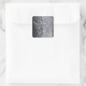 Dubbele adelaar op kanon vierkante sticker (Tas)