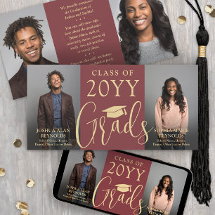 Dubbele Afstuderen 2 Afgestudeerden Gezamenlijke F Aankondiging