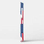 Dubbele Amerikaanse staatsburger en Britse vlag Case-Mate iPhone Case (Achterkant / Links)