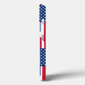 Dubbele Amerikaanse staatsburger en Britse vlag Case-Mate iPhone Case (Achterkant / Links)