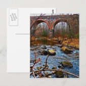 Dubbele Arch Bridge Briefkaart (Voorkant / Achterkant)