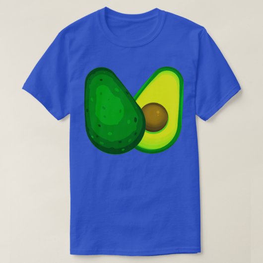 Dubbele avocado t-shirt (Design voorkant)