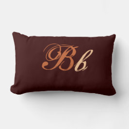 Dubbele B-monogram in bruin en beige Kussen