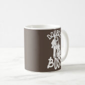Dubbele baas koffiemok (Voorkant rechts)