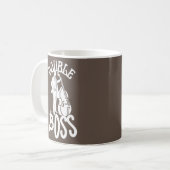 Dubbele baas koffiemok (Voorkant links)