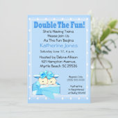 Dubbele baby Shower-uitvindingen Kaart (Staand voorkant)