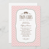 Dubbele baby Shower-uitvindingen Kaart (Voorkant / Achterkant)