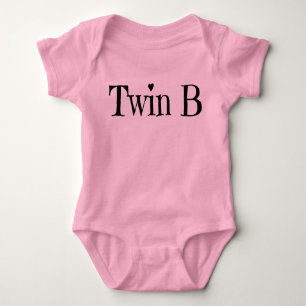 Dubbele babykleding - Twin B-kleding - Eén stuk Romper