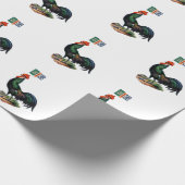 Dubbele banter Grote haak Cadeaupapier (Hoek)