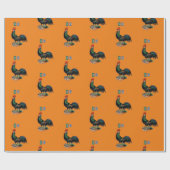 Dubbele banter Grote haak Cadeaupapier (Vlak)