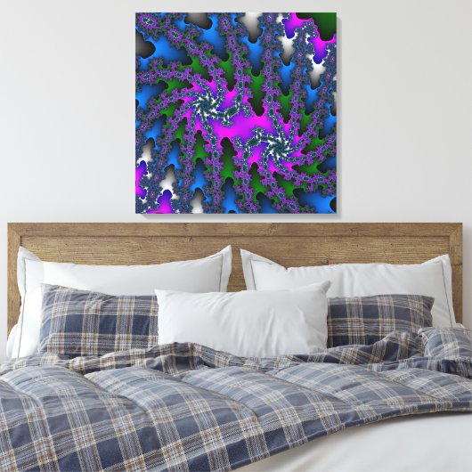 Dubbele barst canvas afdruk (Insitu (Slaapkamer))