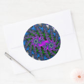 Dubbele barst ronde sticker (Envelop)