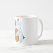 Dubbele bas van poolBeer Koffiemok (Voorkant rechts)
