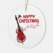 Dubbele basgitarist Kerst Ornament (Links)