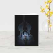 Dubbele Bass blues Kaart (Gele Bloem)